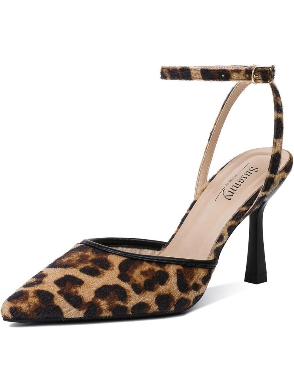 Chic Closed Pointed Toe Strappy Stiletto Heels - Elegant Dressy Pumps for Women